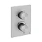 Crosswater 3ONE6 Stainless Steel Crossbox 1 Outlet Trimset Large Image