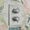 Crosswater 3ONE6 Stainless Steel Crossbox 2 Outlet Trimset Profile Large Image