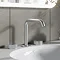 Crosswater 3ONE6 Stainless Steel Deck Mounted 3 Hole Set Basin Mixer - TS135DNS Profile Large Image