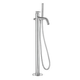 Crosswater 3ONE6 Stainless Steel Freestanding Bath Shower Mixer - TS416FS Medium Image