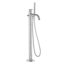 Crosswater 3ONE6 Stainless Steel Freestanding Bath Shower Mixer - TS416FS Large Image