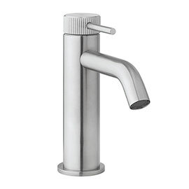 Crosswater 3ONE6 Stainless Steel Mono Basin Mixer Tap - TS110DNS Medium Image