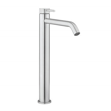 Crosswater 3ONE6 Stainless Steel Tall Mono Basin Mixer Tap - TS112DNS  Profile Large Image
