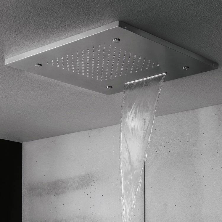Crosswater 500mm Square Multifunction Recessed Shower Head - FH500C Large Image