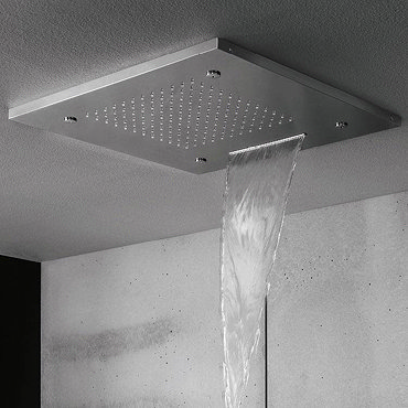 Crosswater 500mm Square Multifunction Recessed Shower Head - FH500C Profile Large Image