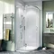 Crosswater 800 x 800mm Kai 6 Quadrant Double Door Shower Enclosure - KLQDS0800  Profile Large Image