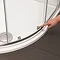 Crosswater 800 x 800mm Kai 6 Quadrant Double Door Shower Enclosure - KLQDS0800  In Bathroom Large Im