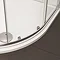 Crosswater 800 x 800mm Kai 6 Quadrant Single Door Shower Enclosure - KLQSSC0800  Newest Large Image