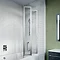 Crosswater 800mm Kai 6 Four Panel Fully Folding Bath Screen  Feature Large Image