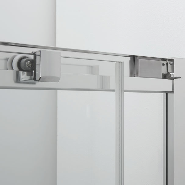 Crosswater 900 x 900mm Clear 6 Quadrant Single Door Shower Enclosure - CAQSSC0900 Profile Large Ima