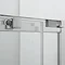 Crosswater 900 x 900mm Clear 6 Quadrant Single Door Shower Enclosure - CAQSSC0900 Profile Large Ima