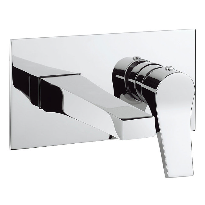 Crosswater - Acute Wall Mounted 2 Hole Set Basin Mixer - AC121WNC Large Image