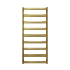 Crosswater Air 500 x 1110mm Heated Towel Rail - Brushed Brass