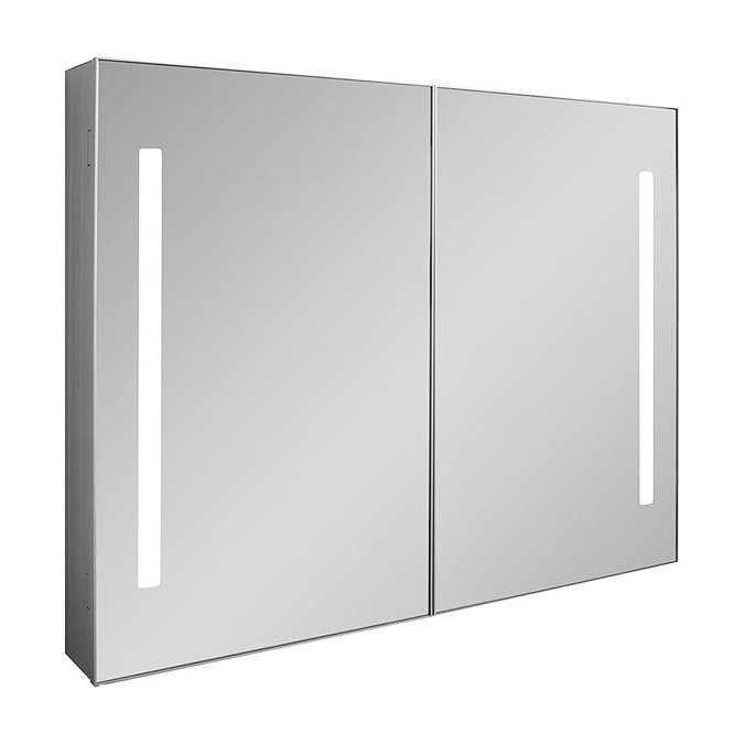 Crosswater Allure 900 x 700mm Illuminated Mirrored Cabinet - AL9070AL  Profile Large Image