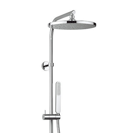 Crosswater - Arctic Chrome and White Multifunction Thermostatic Shower Valve with Kit - RM600WC Prof