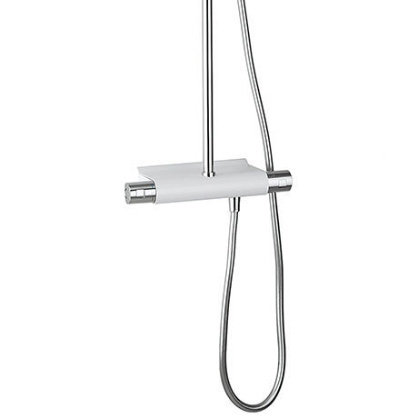 Crosswater - Arctic Chrome and White Multifunction Thermostatic Shower Valve with Kit - RM600WC Feat