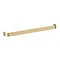 Crosswater Arena 600 Wall Hung Vanity Unit with Brushed Brass Handle - Pure White Gloss Profile Lar