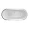 Crosswater Arena Freestanding Bath (1780 x 810mm) In Bathroom Large Image