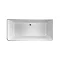 Crosswater Artist Grande Back To Wall Bath (1690 x 800mm)  Feature Large Image
