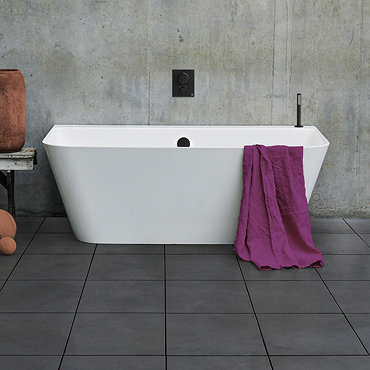 Crosswater Artist Grande Back To Wall Bath (1690 x 800mm)  Profile Large Image