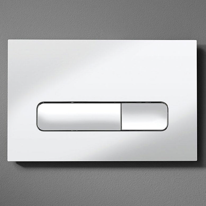 Bauhaus Atoll Chrome Flush Plate - ATFLUSHC Profile Large Image