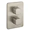 Crosswater Atoll/Glide II/Marvel Crossbox 1 Outlet Trim & Levers Stainless Steel Large Image