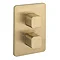 Crosswater - Atoll/Glide II/Marvel Crossbox 3 Outlet Trim & Levers Brushed Brass Large Image