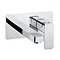 Crosswater - Atoll Wall Mounted 2 Hole Set Basin Mixer - AT121WNC Large Image