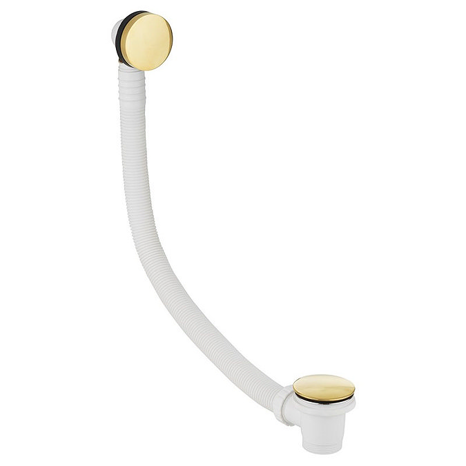 Crosswater Bath Click Clack Waste - Unlacquered Brass - BTW0202Q Large Image