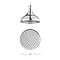 Crosswater - Belgravia 150mm Round Fixed Showerhead - FH06C Large Image