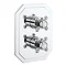 Crosswater Belgravia Chrome Crossbox 1 Outlet Trim Set Large Image