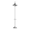 Crosswater - Belgravia Compact Thermostatic Shower Valve with Fixed Head & Soap Dish - Chrome Standa