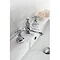 Crosswater - Belgravia Crosshead 3 Tap Hole Basin Mixer - BL130DPC Feature Large Image