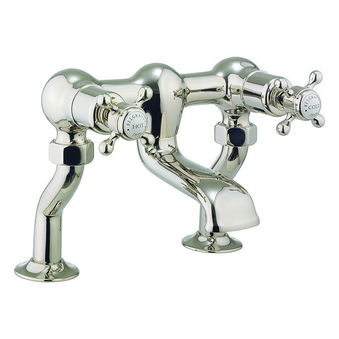 Crosswater - Belgravia Crosshead Bath Filler - Nickel - HG322DN Large Image