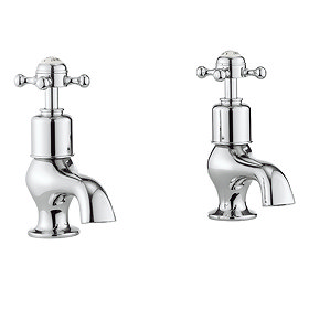 Crosswater - Belgravia Crosshead Bath Pillar Taps - BL340DC Large Image