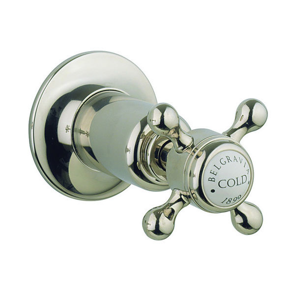 Crosswater - Belgravia Crosshead Bath Pillar Taps - Nickel - HG340DN Profile Large Image