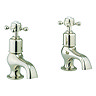 Crosswater - Belgravia Crosshead Bath Pillar Taps - Nickel - HG340DN Large Image