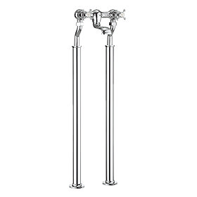 Crosswater - Belgravia Crosshead Floor Mounted Freestanding Bath Filler Large Image