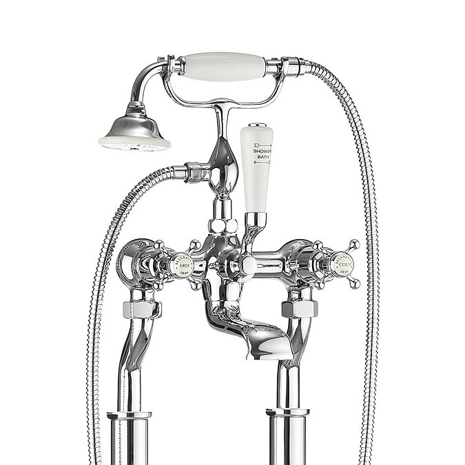 Crosswater - Belgravia Crosshead Floor Mounted Freestanding Bath Shower Mixer Profile Large Image