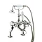 Crosswater - Belgravia Crosshead Floor Mounted Freestanding Bath Shower Mixer - Nickel Profile Large