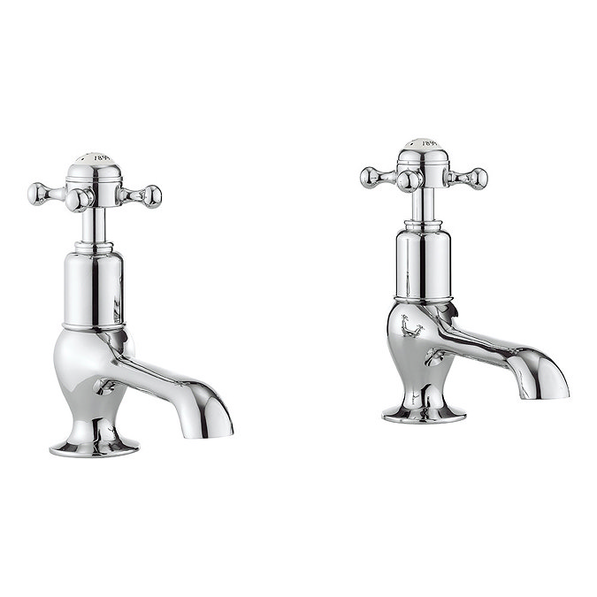 Crosswater - Belgravia Crosshead Long Nose Basin Taps - BL140DNC Large Image