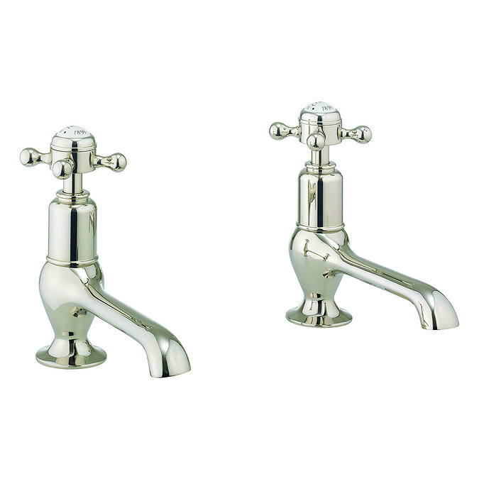 Crosswater - Belgravia Crosshead Long Nose Basin Taps - Nickel - HG140DNN Large Image