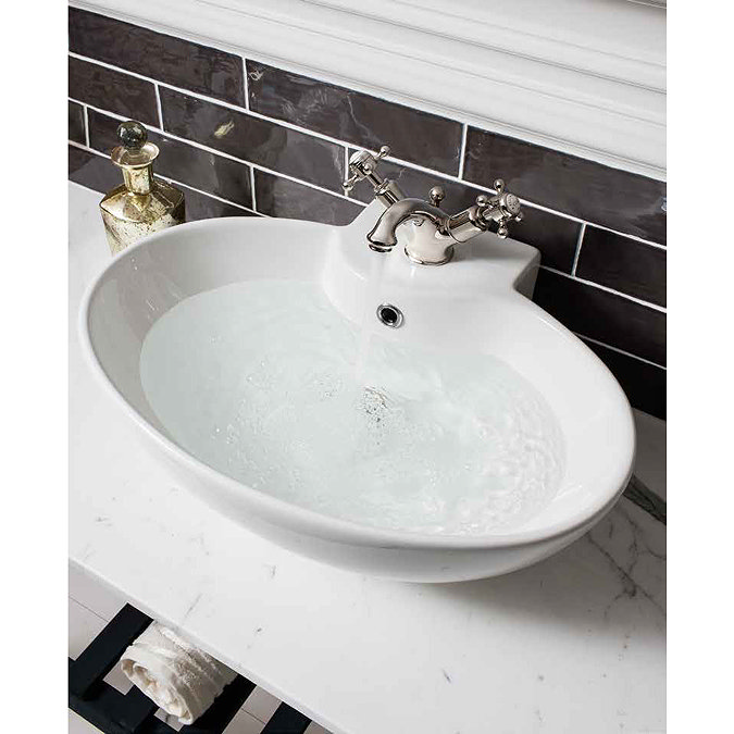 Crosswater - Belgravia Crosshead Monobloc Basin Mixer with Pop-up Waste - Nickel - HG110DPN Feature