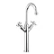 Crosswater - Belgravia Crosshead Tall Monobloc Basin Mixer Tap - Chrome - BL118DNC Large Image