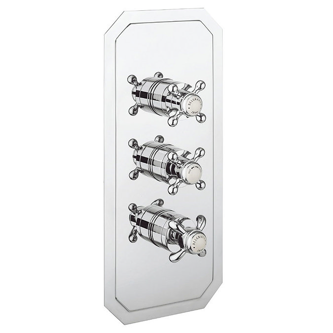 Crosswater - Belgravia Crosshead Triple Thermostatic Shower Valve with 2 Way Diverter Large Image