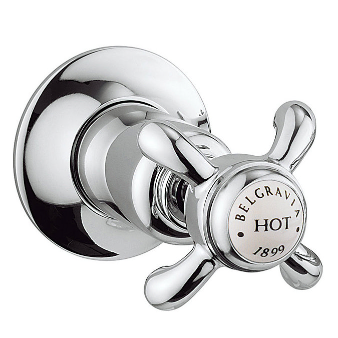 Crosswater - Belgravia Fleur-De-Lis Long Nose Basin Taps - BL140DNC_FL Profile Large Image