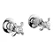 Crosswater - Belgravia Fleur-De-Lis Wall Stop Taps - BL350WC_FL Large Image