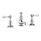 Crosswater - Belgravia Lever 3 Tap Hole Basin Mixer - BL130DPC_LV Large Image