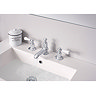 Crosswater - Belgravia Lever 3 Tap Hole Basin Mixer - BL130DPC_LV Profile Large Image