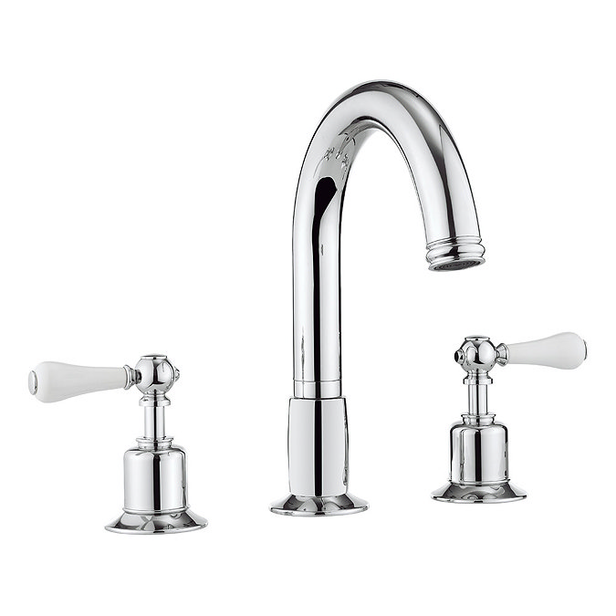 Crosswater - Belgravia Lever 3 Tap Hole Bath Mixer - BL330DC_LV Large Image